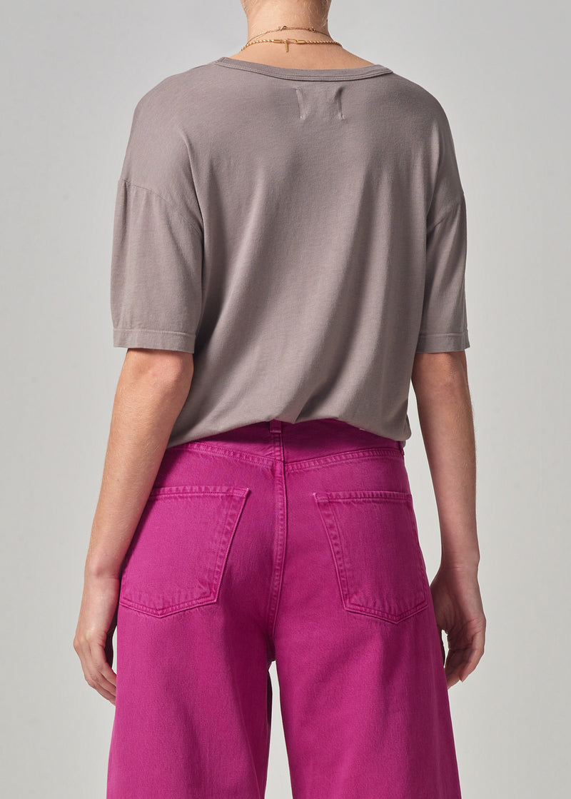 Elisabetta Relaxed Tee in Taupe