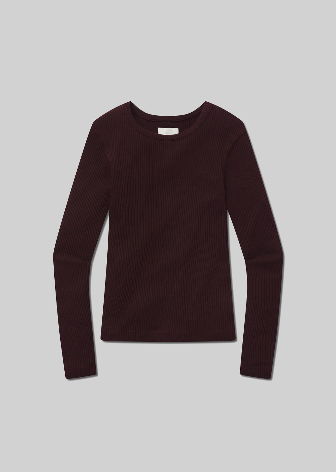 Bina Crewneck in Burgundy flat