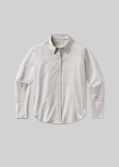 Camilia Shirt in Mirada Stripe flat