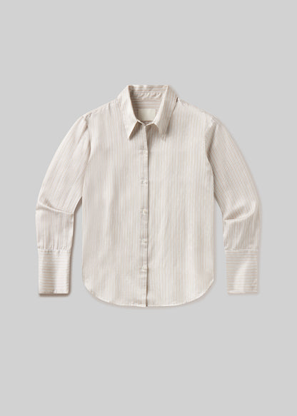 Camilia Shirt in Sandstone Stripe