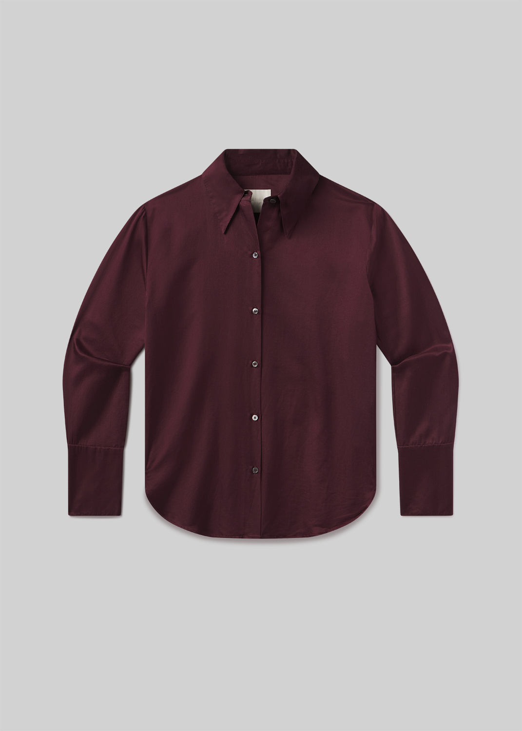 Camilia Shirt in Burgundy flat