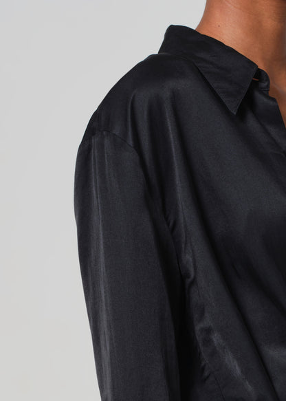 Camilia Shirt in Black detail