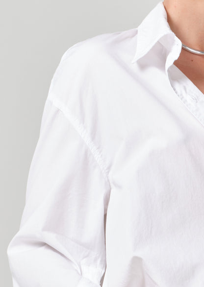 Cocoon Shirt in Optic White