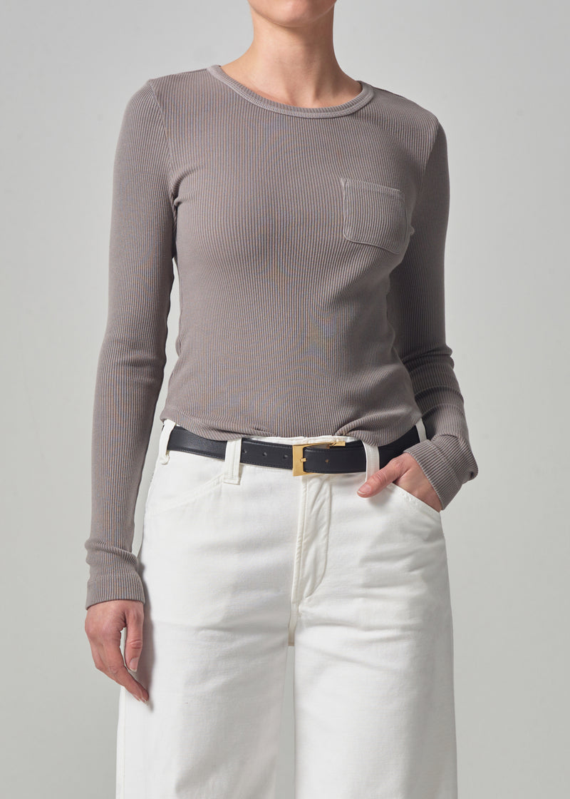 Anja Top in Taupe