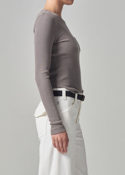 Anja Top in Taupe