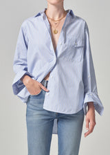 Shay Shirt in Melissani Stripe