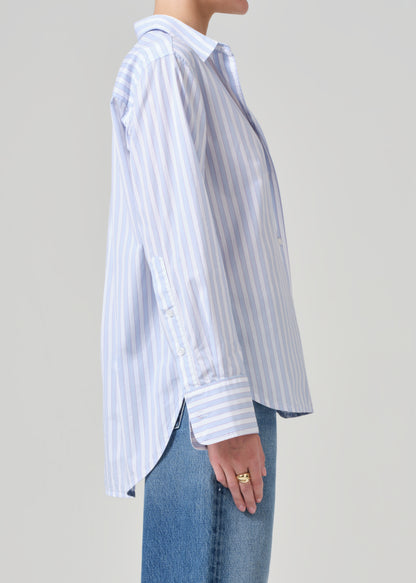 Shay Shirt in French Stripe side