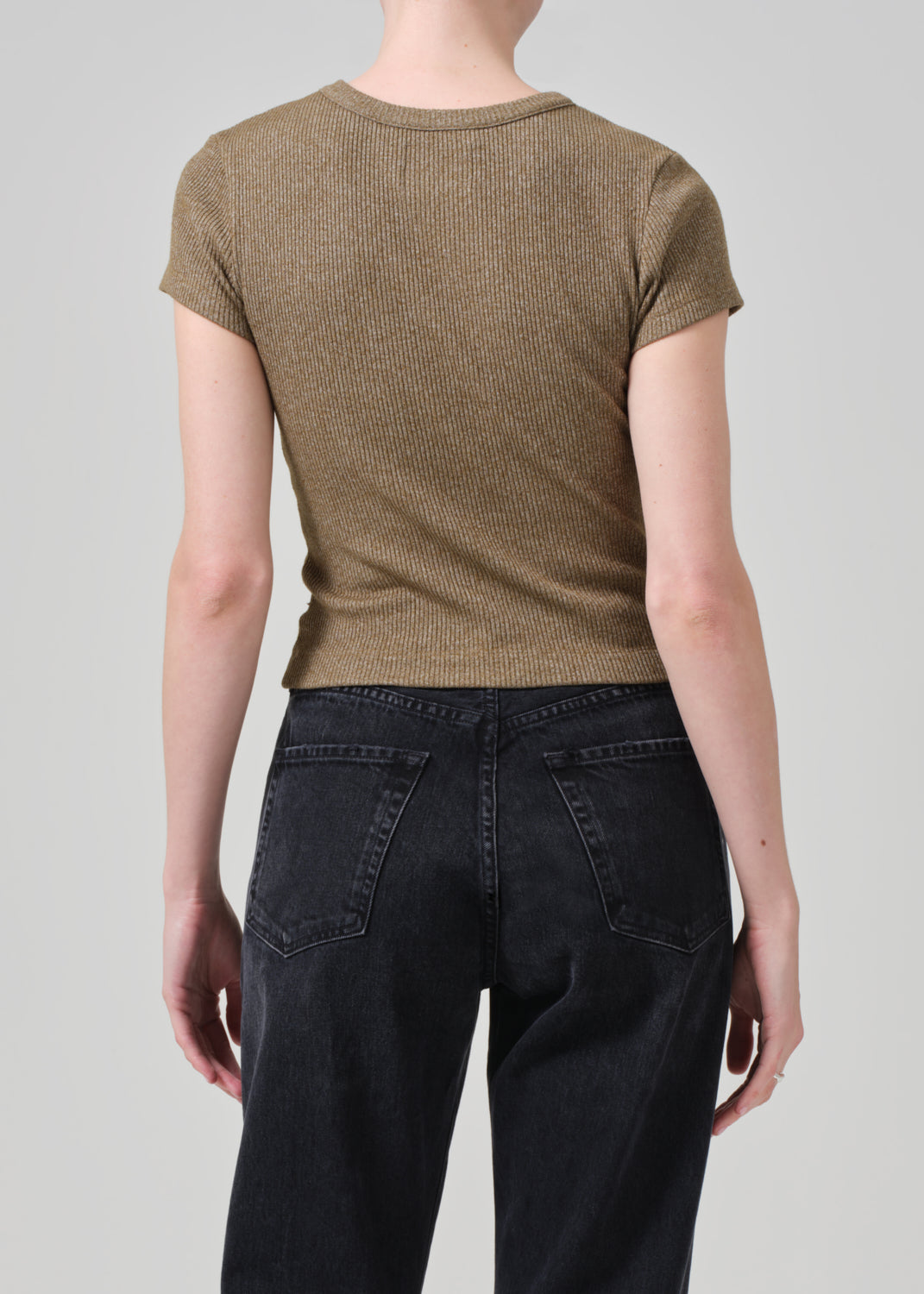 Nello Tee in Dark Porcini back