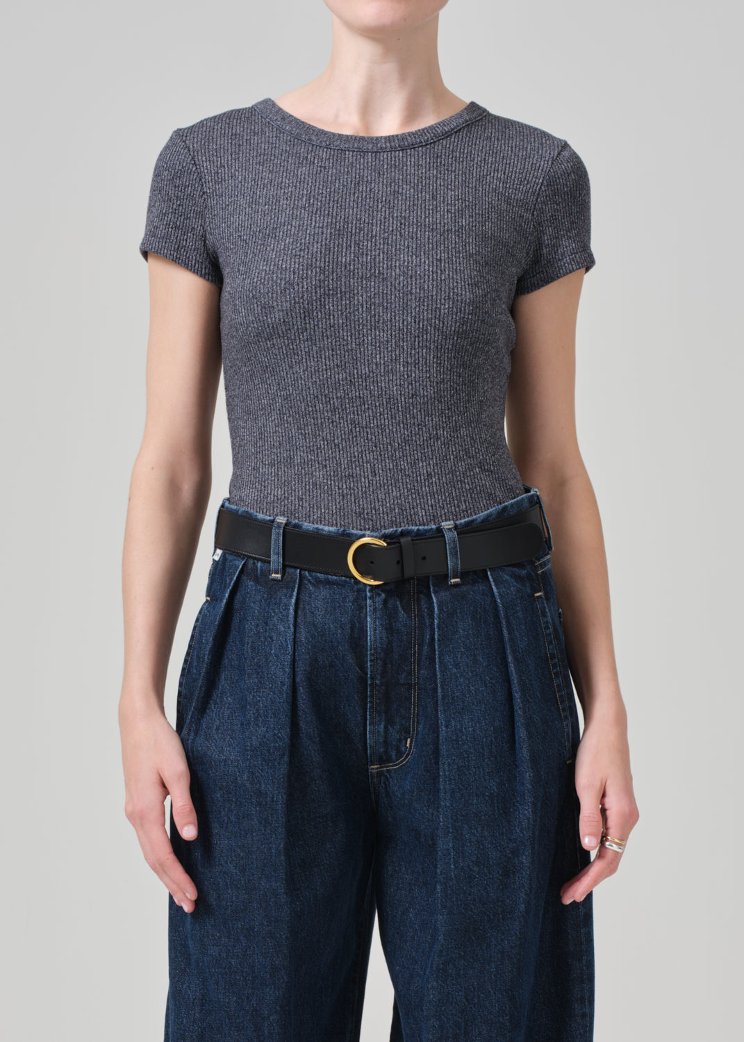 Nello Tee in Navy front