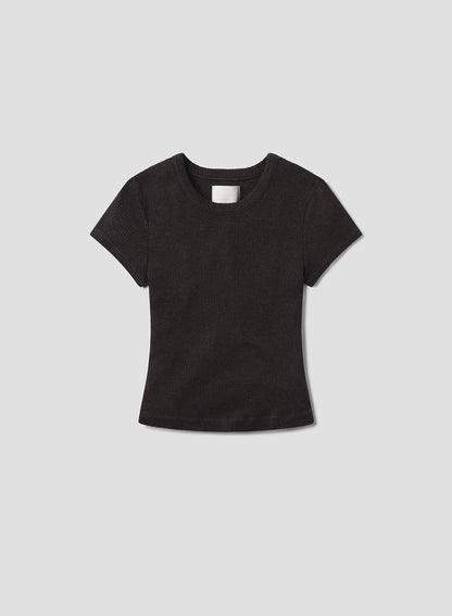 Nello Tee in Heather Brown flat