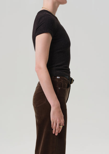 Nello Tee in Heather Brown side