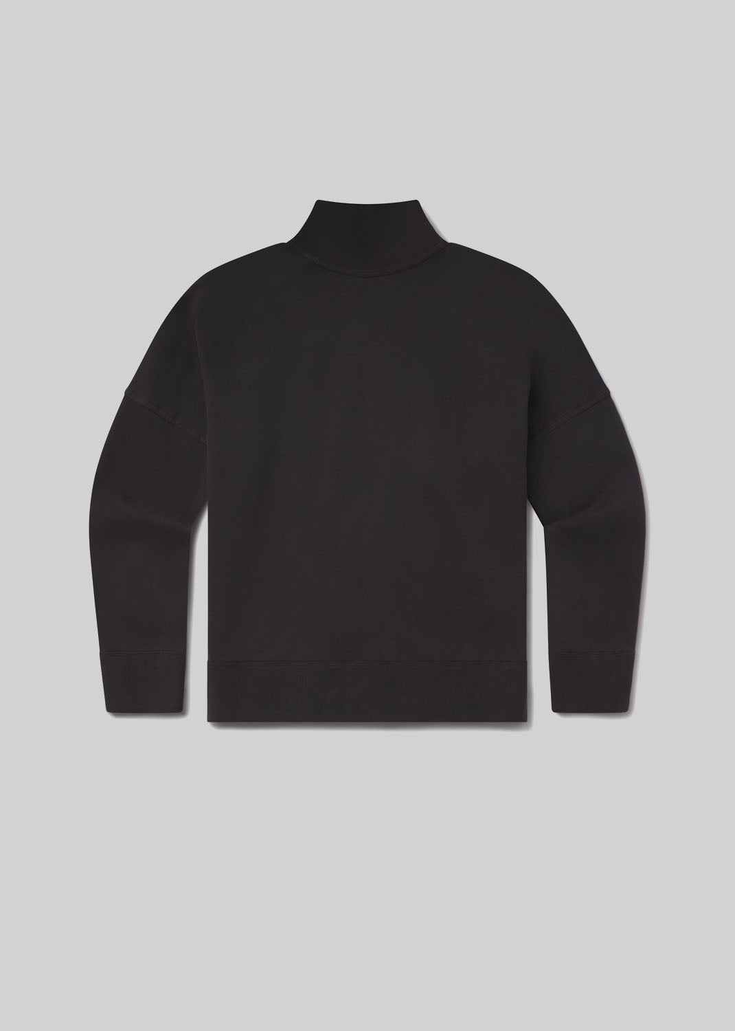 Cara Turtleneck in Charcoal flat