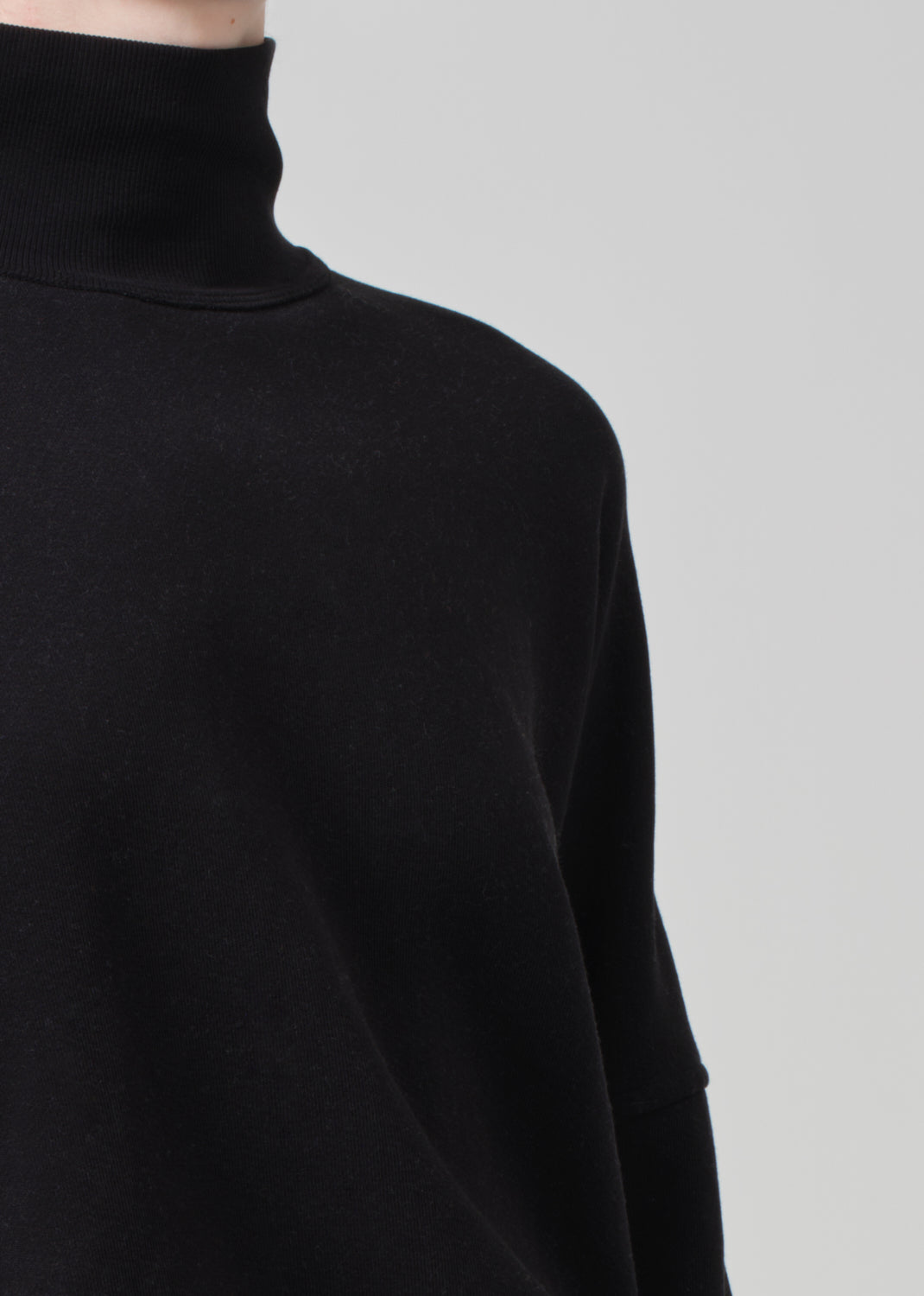 Cara Turtleneck in Black detail