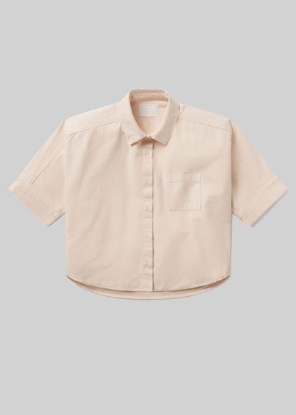 Claire Origami Shirt in Shrimp flat