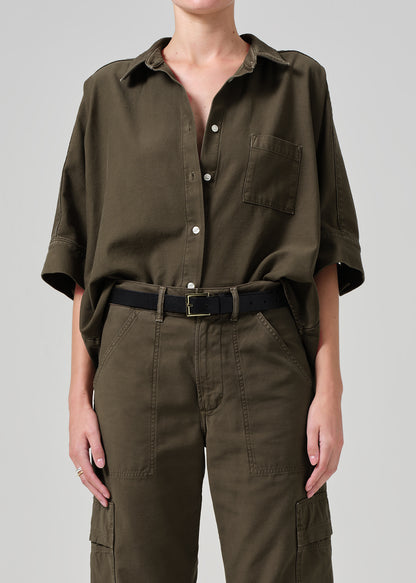 Claire Origami Shirt in Costes front