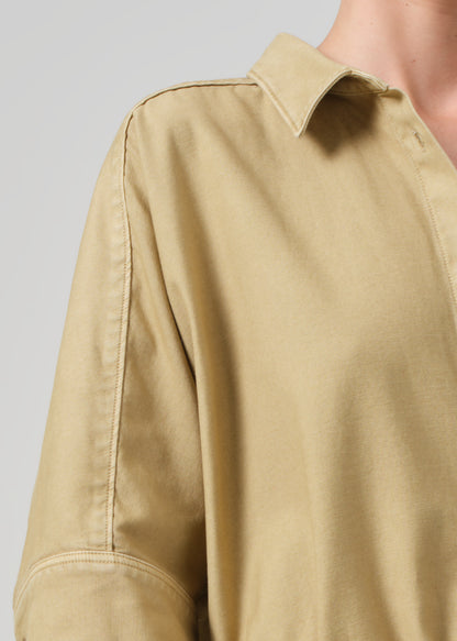 Claire Origami Shirt in Heirloom detail