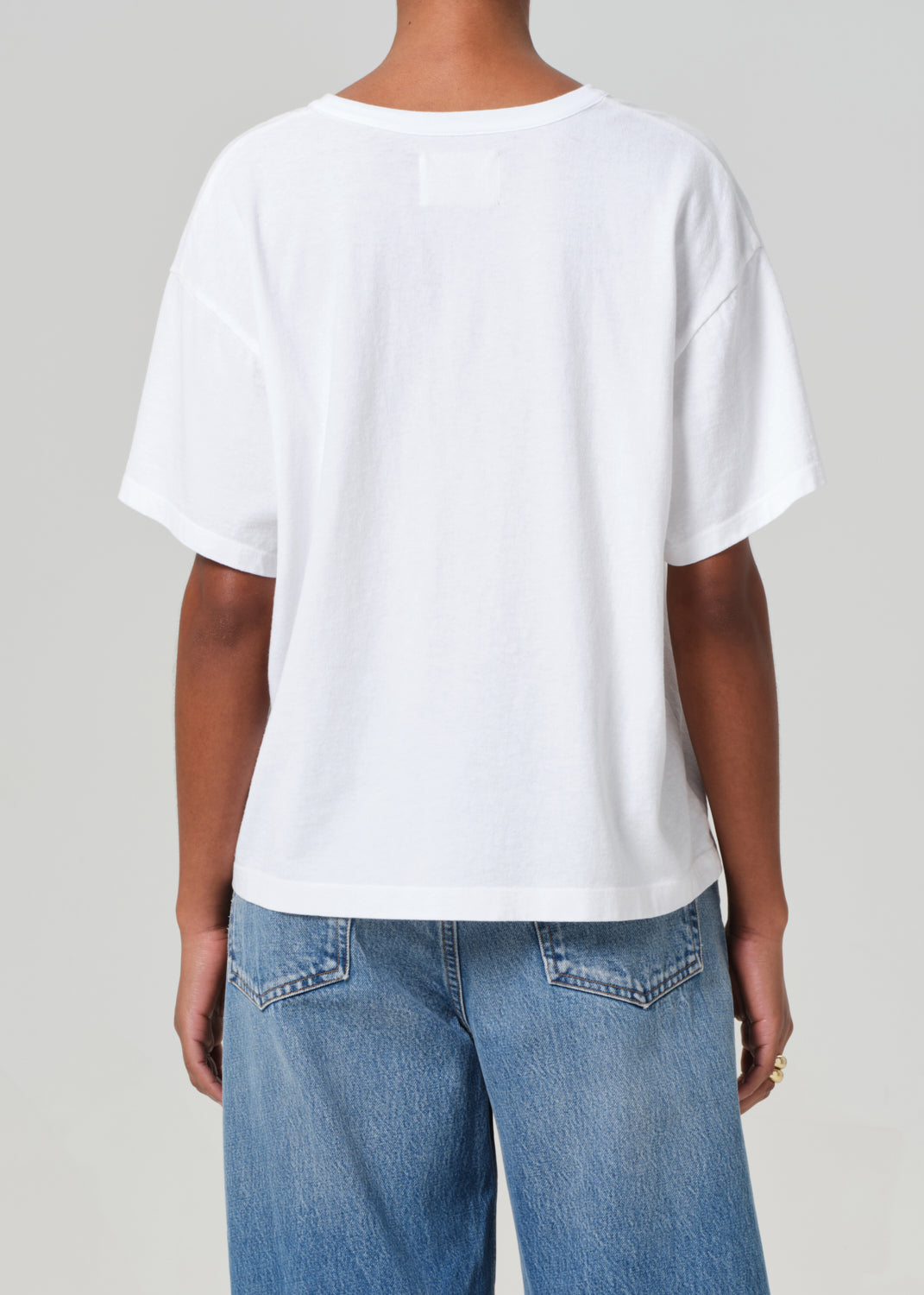 Aspeth Splice Tee in White back