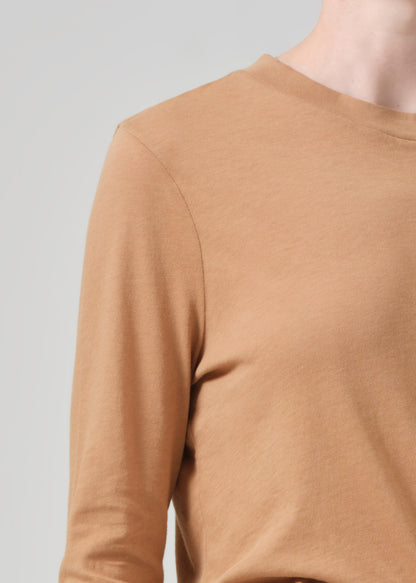 Sabine Cropped Long Sleeve in Ambra detail