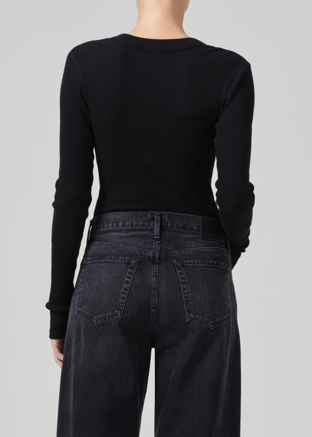 Varra Henley in Black back