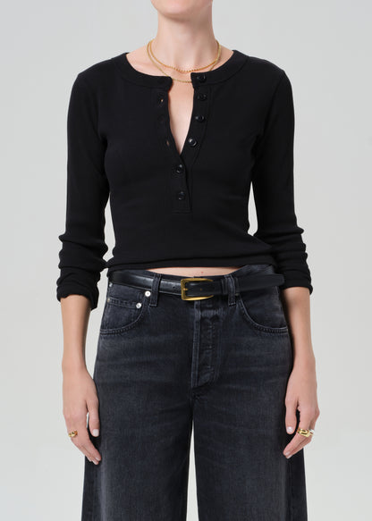 Varra Henley in Black
