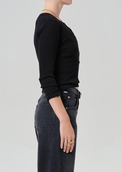 Varra Henley in Black