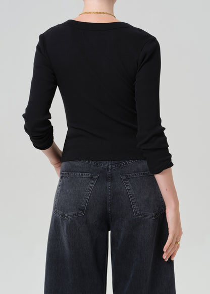 Varra Henley in Black