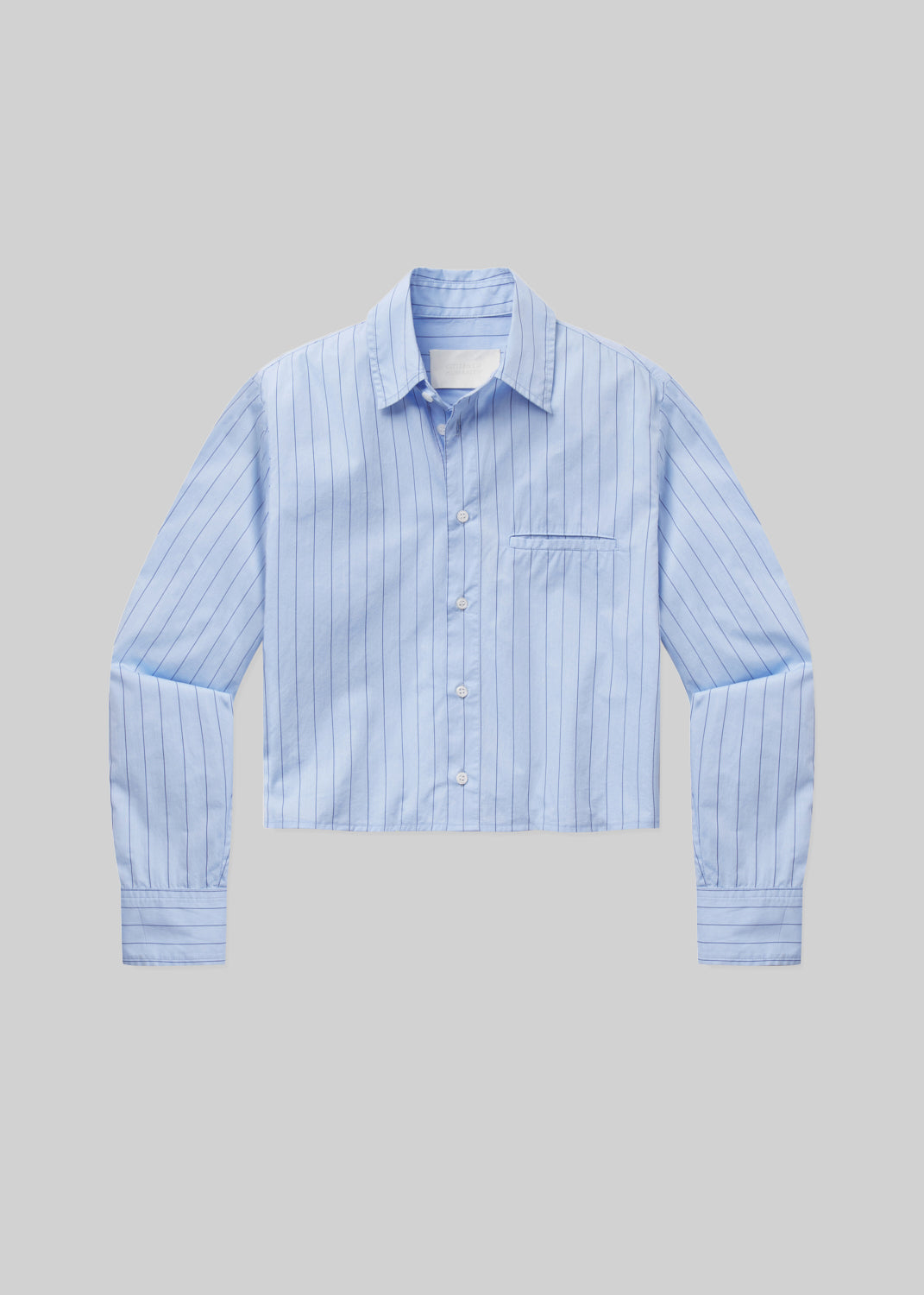 Fino Cropped Shirt in Ellis Stripe lat