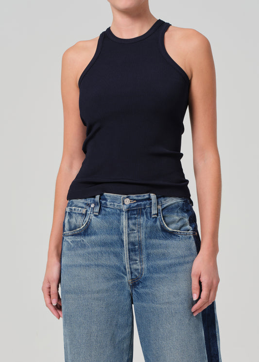 Akira Tank in Navy front