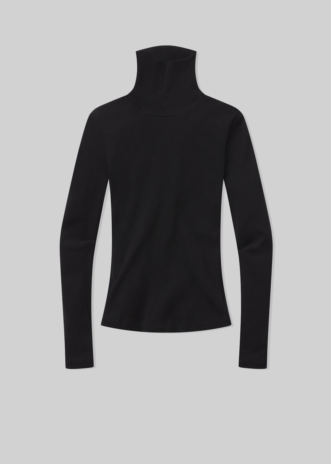 Caradene Turtleneck in Black flat