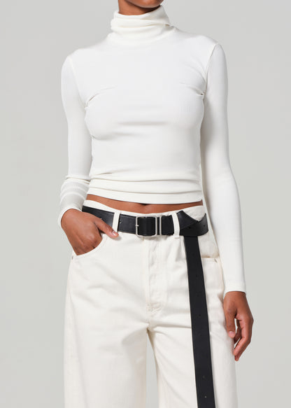 Caradene Turtleneck in Ivory front