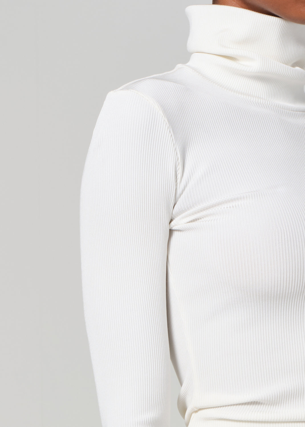 Caradene Turtleneck in Ivory detail