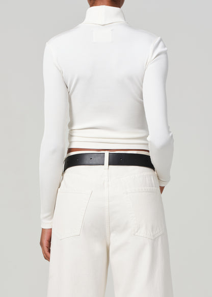 Caradene Turtleneck in Ivory back