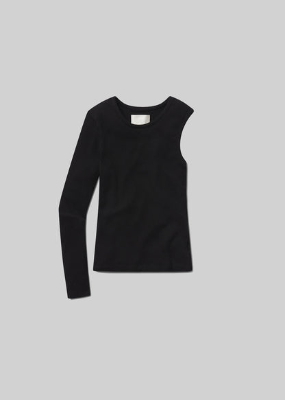 Fellina One Sleeve in Black flat