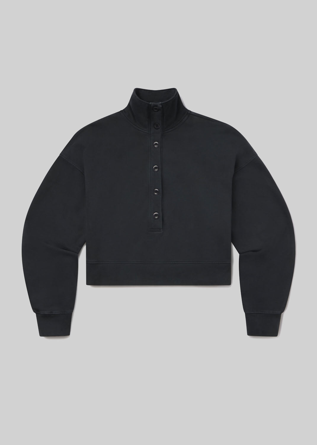 Mirelle Funnel Neck in Charcoal flat