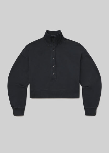 Mirelle Funnel Neck in Charcoal flat