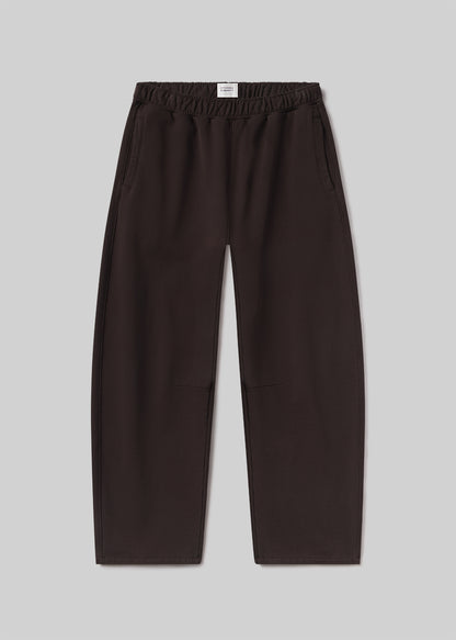 Miro Sweatpant in Chocolate flat