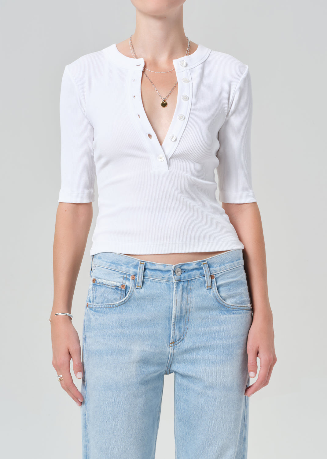 Nali Short Sleeve Henley
