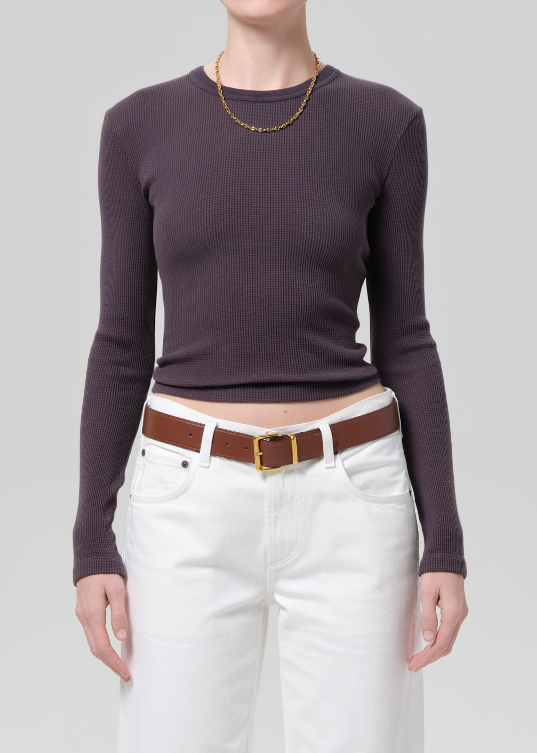 Pilar Waffle Crewneck