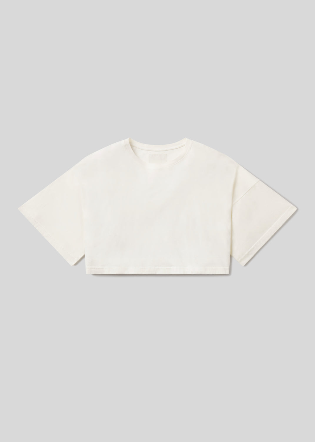 Crop Cape Tee in Pashmina flat