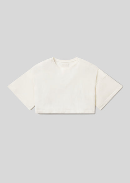 Crop Cape Tee in Pashmina flat