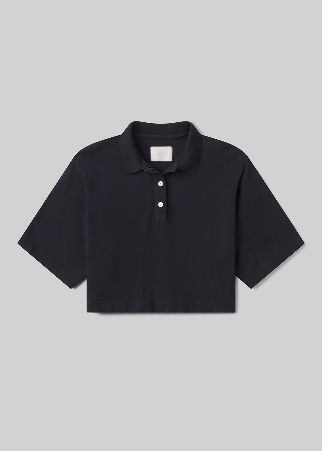 Lowen Polo Shirt in True Navy flat