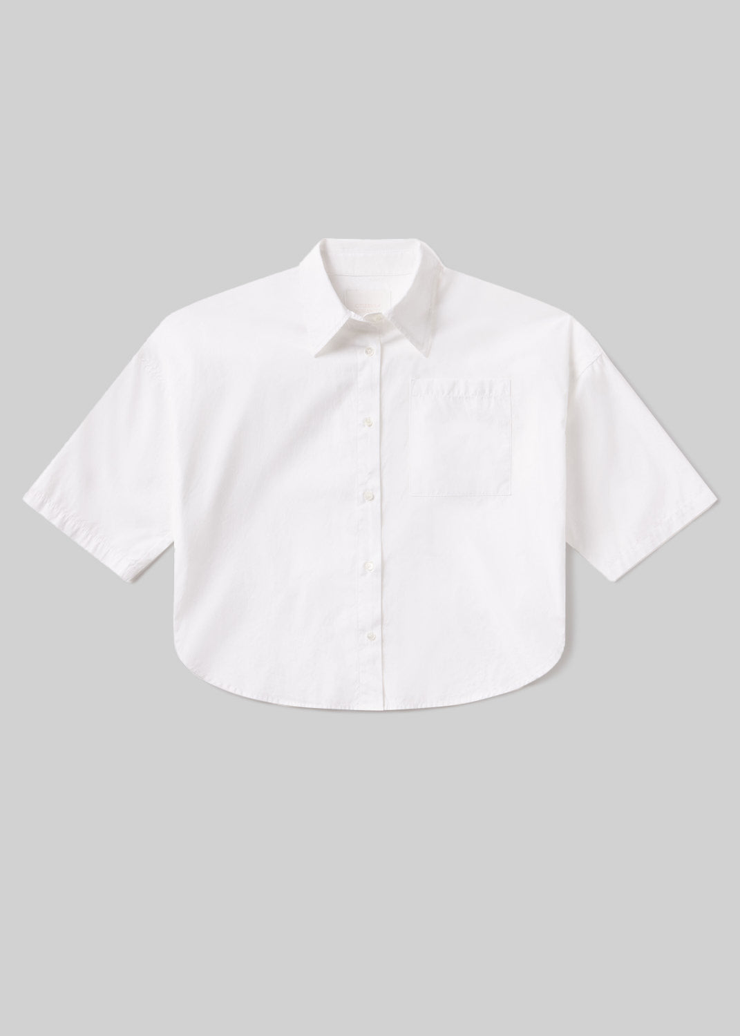 Citizens of Humanity Frances Cape Cotton Cropped Button-Up Shirt in Optic White at Nordstrom, Size Large Citizens of Humanity Frances Cape Cotton Cropped Button-Up Shirt in Optic White at Nordstrom, Size Large