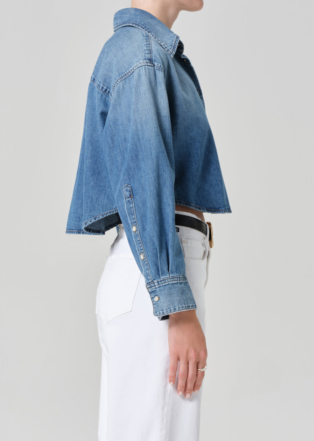 Ana Cropped Shirt in Somerset – Citizens of Humanity