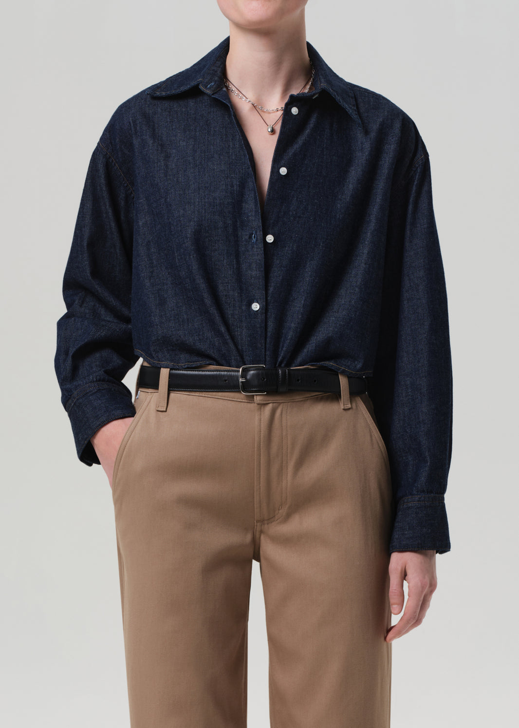 Ana Cropped Shirt