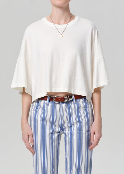 Crop Cape Tee in Pashmina – Citizens of Humanity
