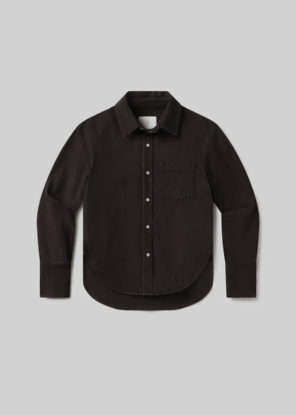 Carter Shirt in Carob flat
