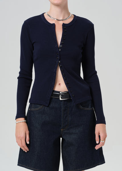 Kari Long Cardigan in Navy – Citizens of Humanity