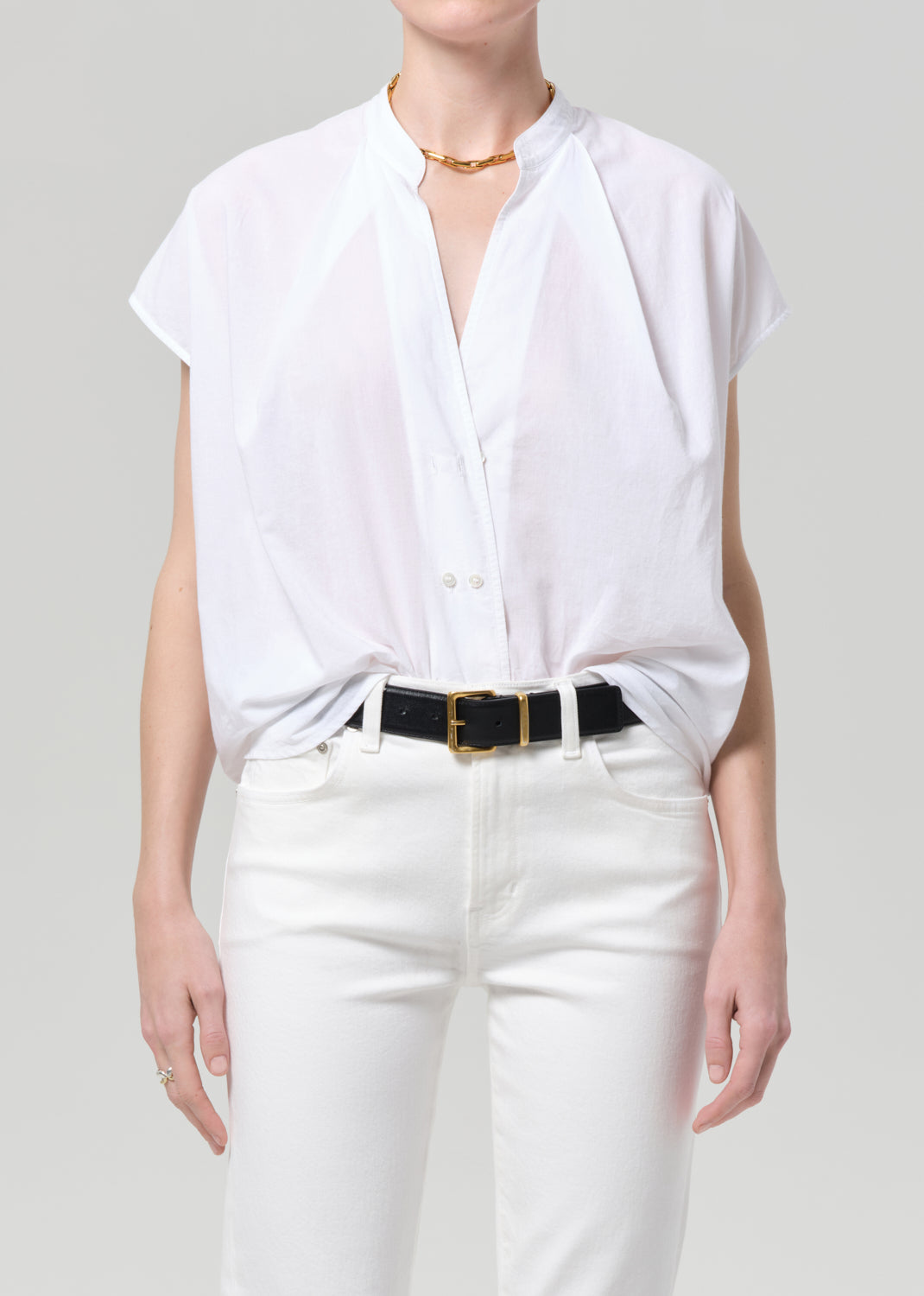 Penelope Blouse
In White from Citizens of Humanity - $238