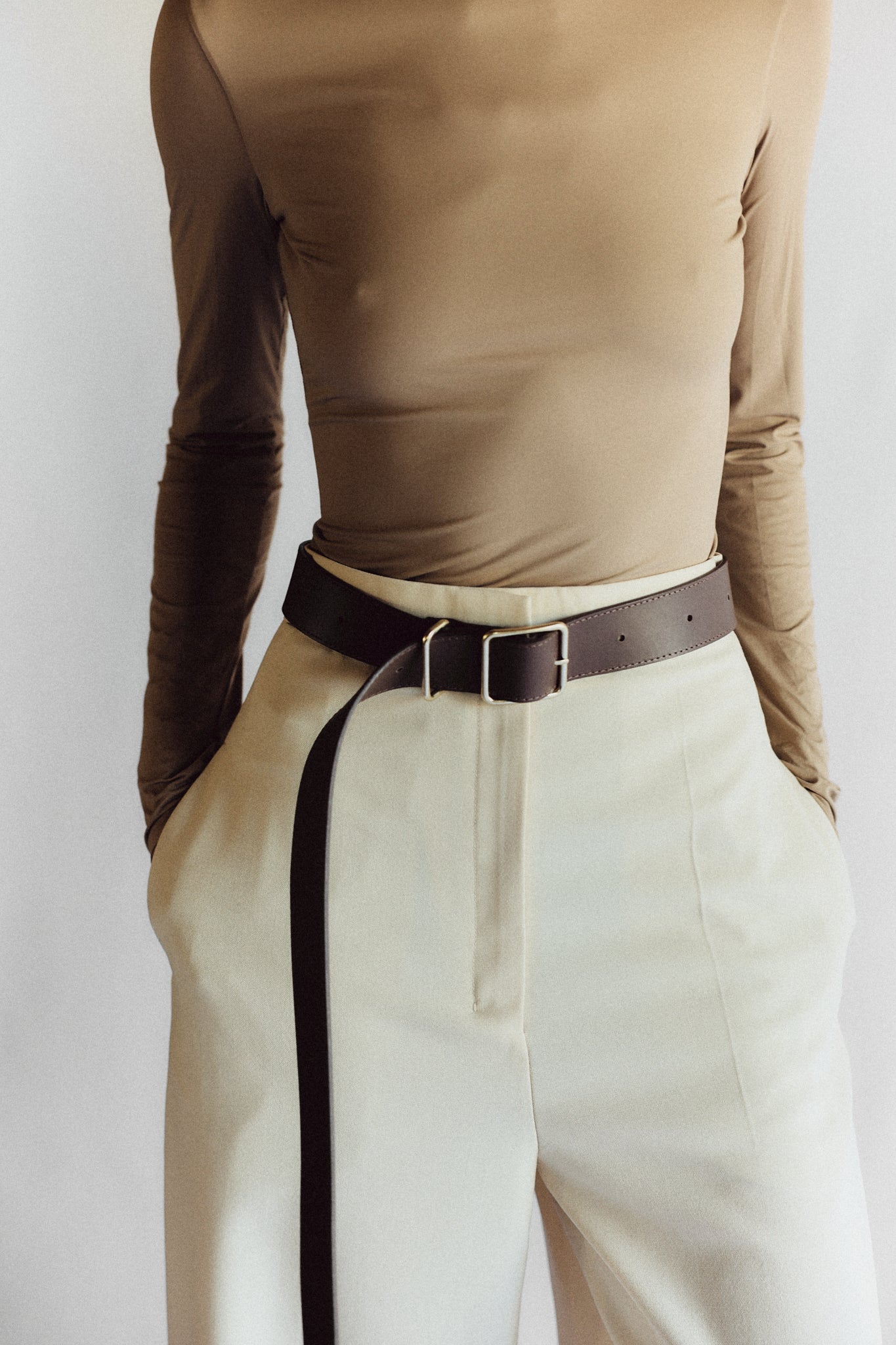 Janessa Leoné Bowe Belt in Brown