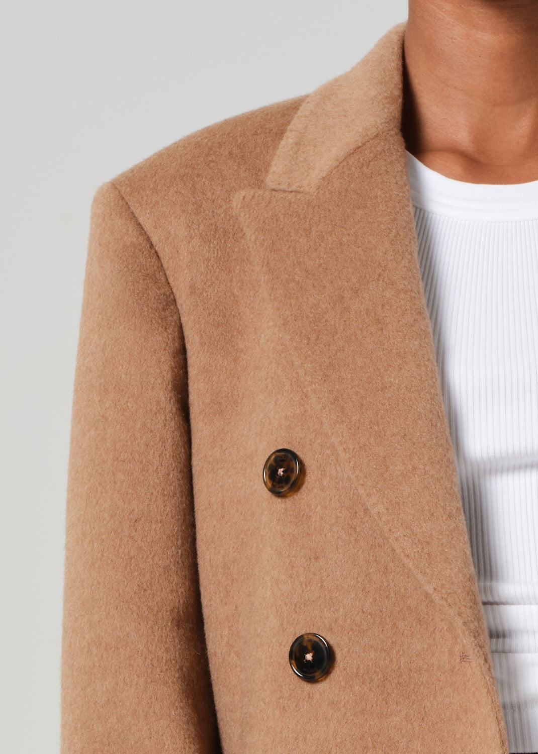 BLAZE MILANO- Mylius Overcoat in Camel detail